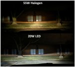 Headlight Comparison 55W Halogen-20W LEDs.JPG